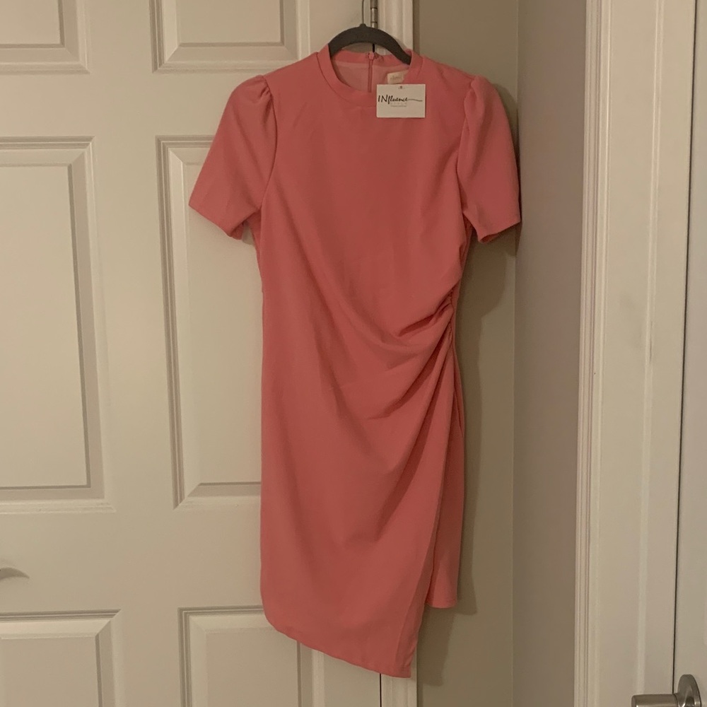 Bubblegum pink dress Influence Style Boutique in Sarasota, FL.